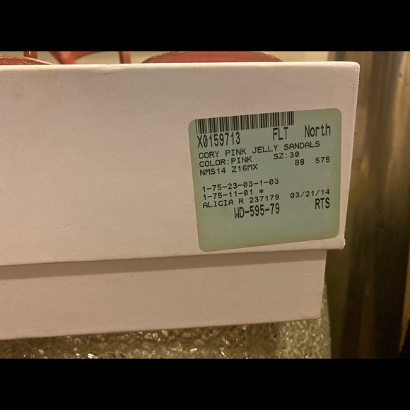 Burberry Jelly Sandal Pink Children size 30 - Picture 2 of 2